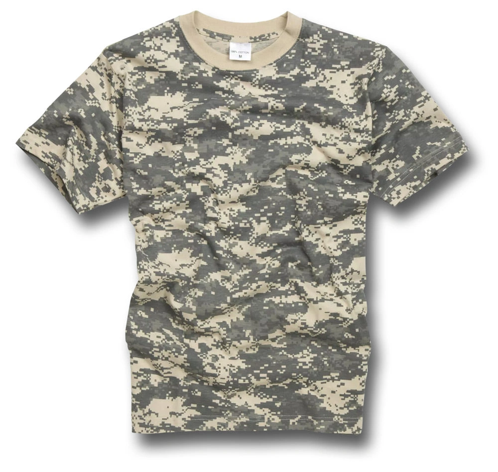 Camiseta de Algodón Camuflaje 100% – Frescura y Estilo Imparable, ¡Tu Nuevo Favorito!